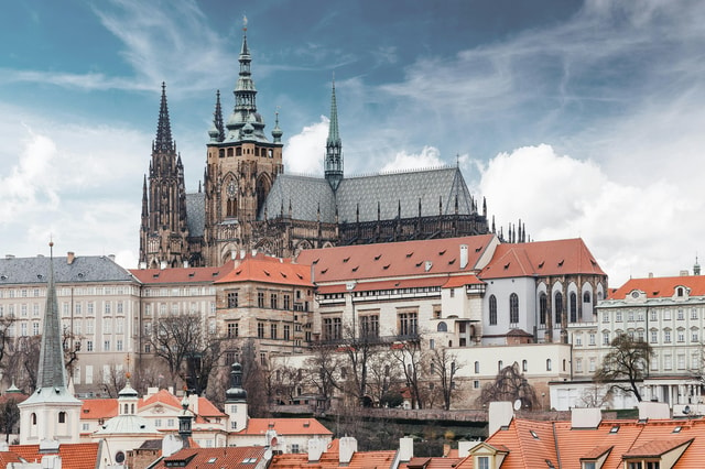 Prague Castle St. Vitus Cathedral, Royal Palace, St. George's Basilica