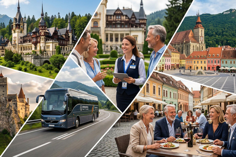 From Brasov: Dracula Castle, Peles Castle & Prejmer Day Trip From Brasov: Peles, Bran & Prejmer Guided Day Trip & Tickets