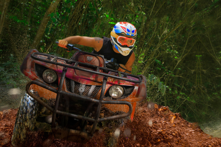 Cancun: ATV, Ziplines and Cenote Adventure in the Jungle Jungle Adventure: ATV, Ziplining & Cenote