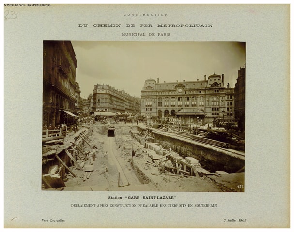 Bezoek het station Saint-Lazare