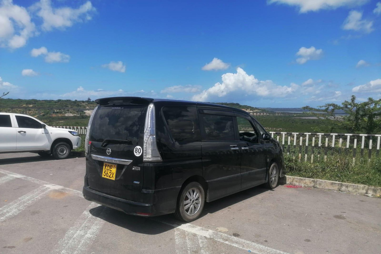 From Mombasa Airport: Diani transfer in a minivan (5 pax)