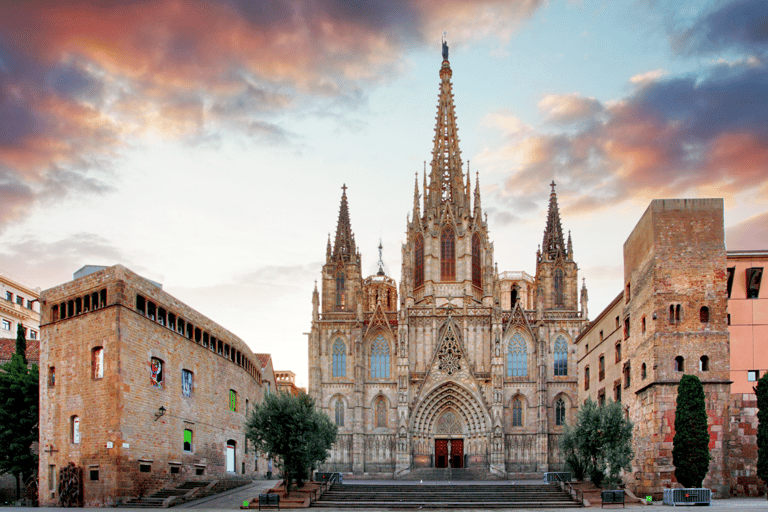 Kathedraal van Barcelona: Ticket, rondleiding en VR ExperienceKathedraal van Barcelona: Rondleiding in het Engels