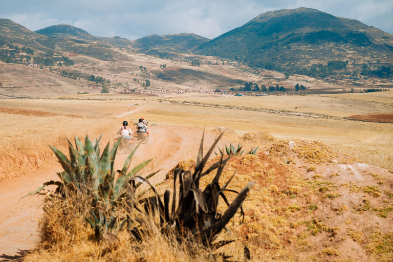 From Cusco: ATV Off-Road Tour to Moray and Maras Salt Mines Single Rider with All Tickets Included