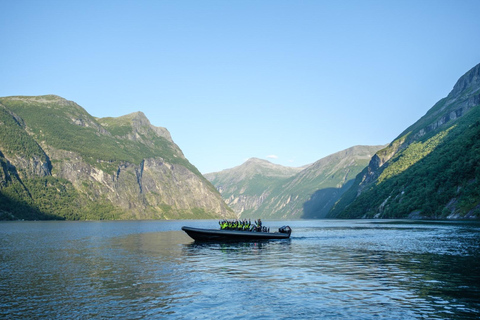 From Hellesylt: Experience Fjordsafari Geirangerfjord on RIB