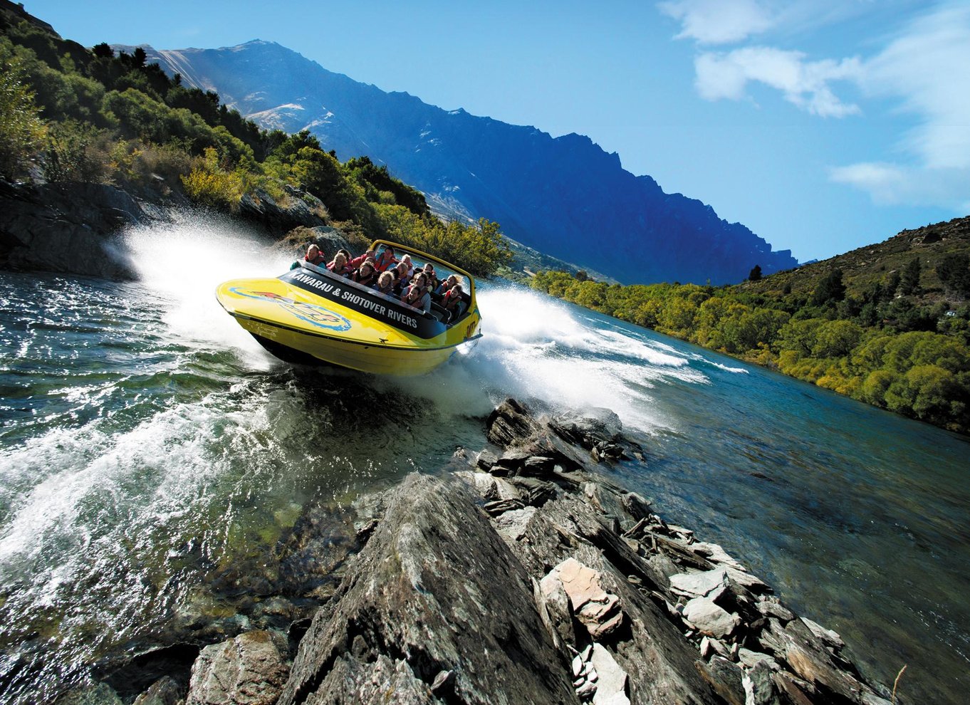 Queenstown: Shotover River og Kawarau River Jet Boat Ride