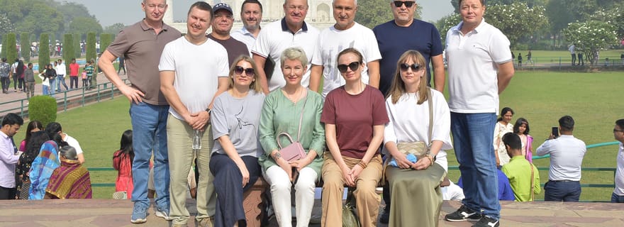 Depuis Delhi : Visite Privée d'Agra et du Taj Mahal avec Déjeuner 5 Étoiles