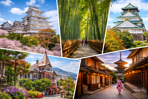 Private Shore Tour:Osaka, Kyoto, Nara, Kobe & Himeji