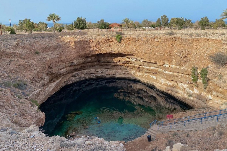Shared Wadi Shab, Bimmah Sinkhole & Fins Beach