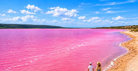 From Perth: 2-Day Small-Group Pink Lake & Pinnacles Tour
