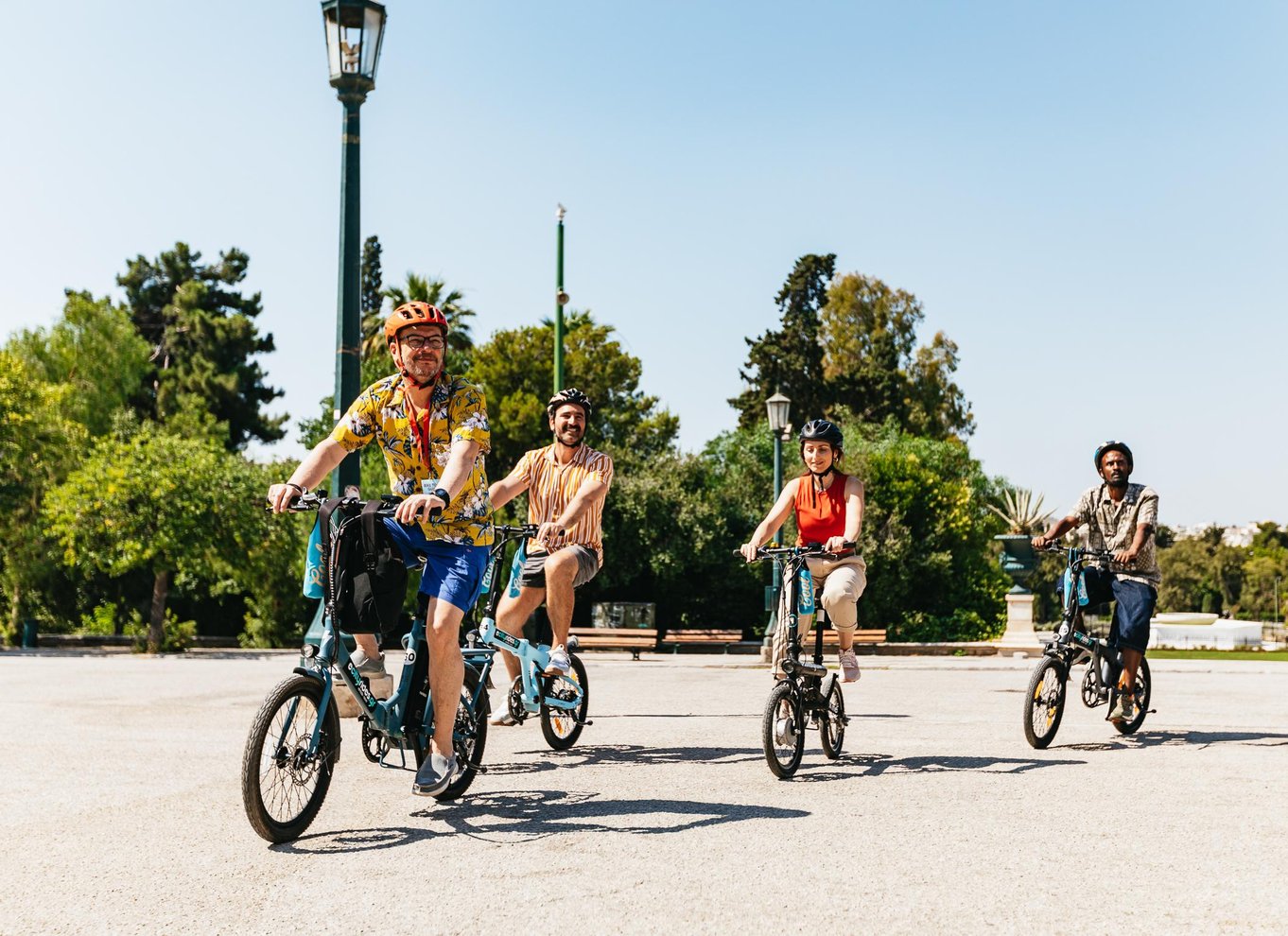 Athen: Oplev byrundvisningen på elektrisk cykel