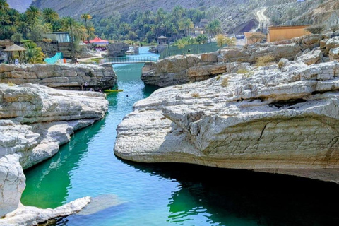 From Muscat: Shared Wadi Bani Khalid & Desert Sunset