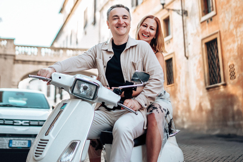 Rome: Vespa Guided Tour – Iconic Spots & Hidden Gems Rome: Vespa Tour with Hotel Pick-Up & Photo Stops