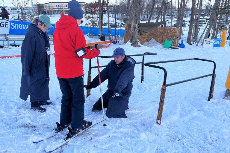 Play with Snow! at HOKKAIDO Snow park & Outlet Shopping Skiing and sledding experience full set plan