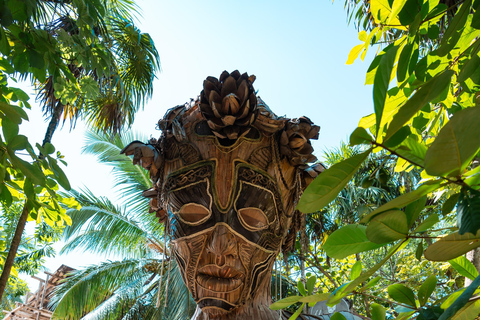 Tour Tulum, cenote Casa Tortuga and Madre naturaleza statue Tulum cenote tortugas