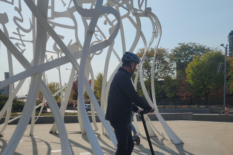 Explore Old-Montreal with easy to use e-scooters