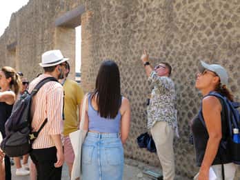 Da Salerno: Tour guidato a piedi di Pompei con biglietto