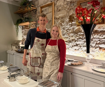 Vérone : Cours de cuisine sur les pâtes et le Tiramisu avec du bon vin