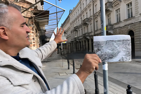 Varsóvia: visita guiada privada com um drone único