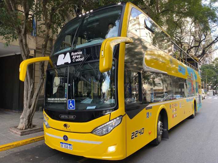 Buenos Aires: Autobús turístico con audioguía