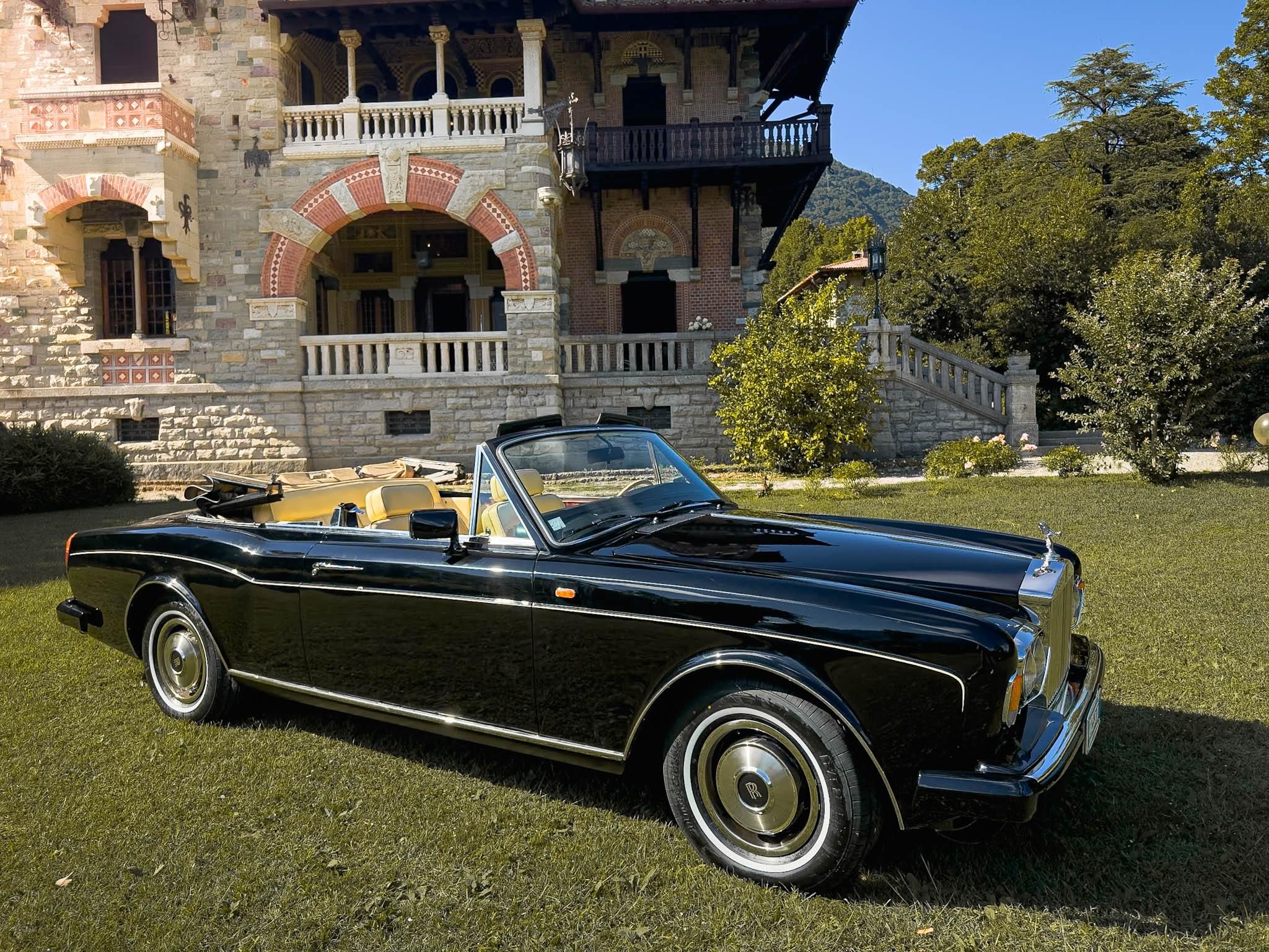 Comer See: Private Tour mit Rolls Royce Corniche Cabrio