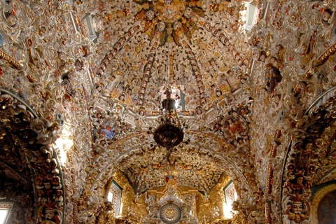 Depuis Mexico : Aventure d'une journée : Puebla, Cholula et Tonantzintla !Circuit : Aventure d'un jour : Puebla, Cholula et Tonantzintla, histoire et saveur