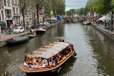 Amsterdam: Rondvaart met optioneel onbeperkt drankjesRondvaart met onbeperkt drankjes