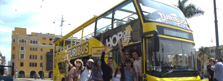 BUS PANORAMIQUE TURIBUS - TOUR DE VILLE (Départ de Larcomar)