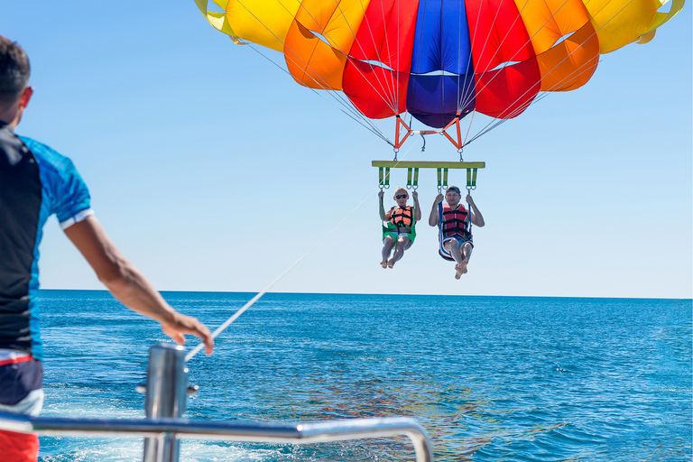 Hurghada: Aventura en Parasailing en el Mar RojoRecogida en los hoteles de Hurghada