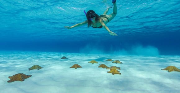 Full-Day Catamaran Cozumel Tour El Cielo Snorkeling & Kuza