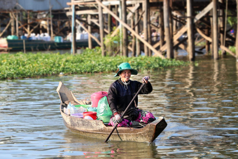 Scenisk transfer från Phnom Penh till Siem Reap med sightseeing