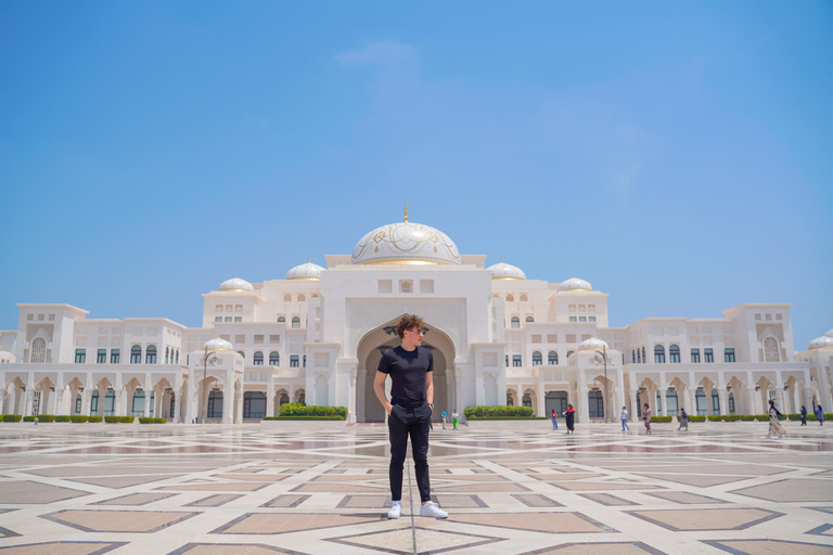 Visite guidée d&#039;une demi-journée à Abu Dhabi avec prise en charge à l&#039;aéroport et au portVisite partagée en espagnol