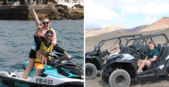 Pack Duo Lanzarote: Buggy and Jet Ski Adventure
