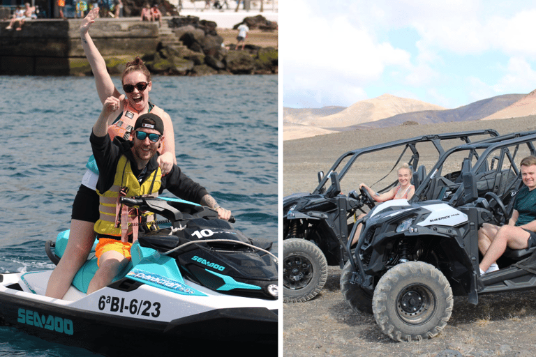 PACK DUO Lanzarote: Aventura en Buggy y Moto de Agua