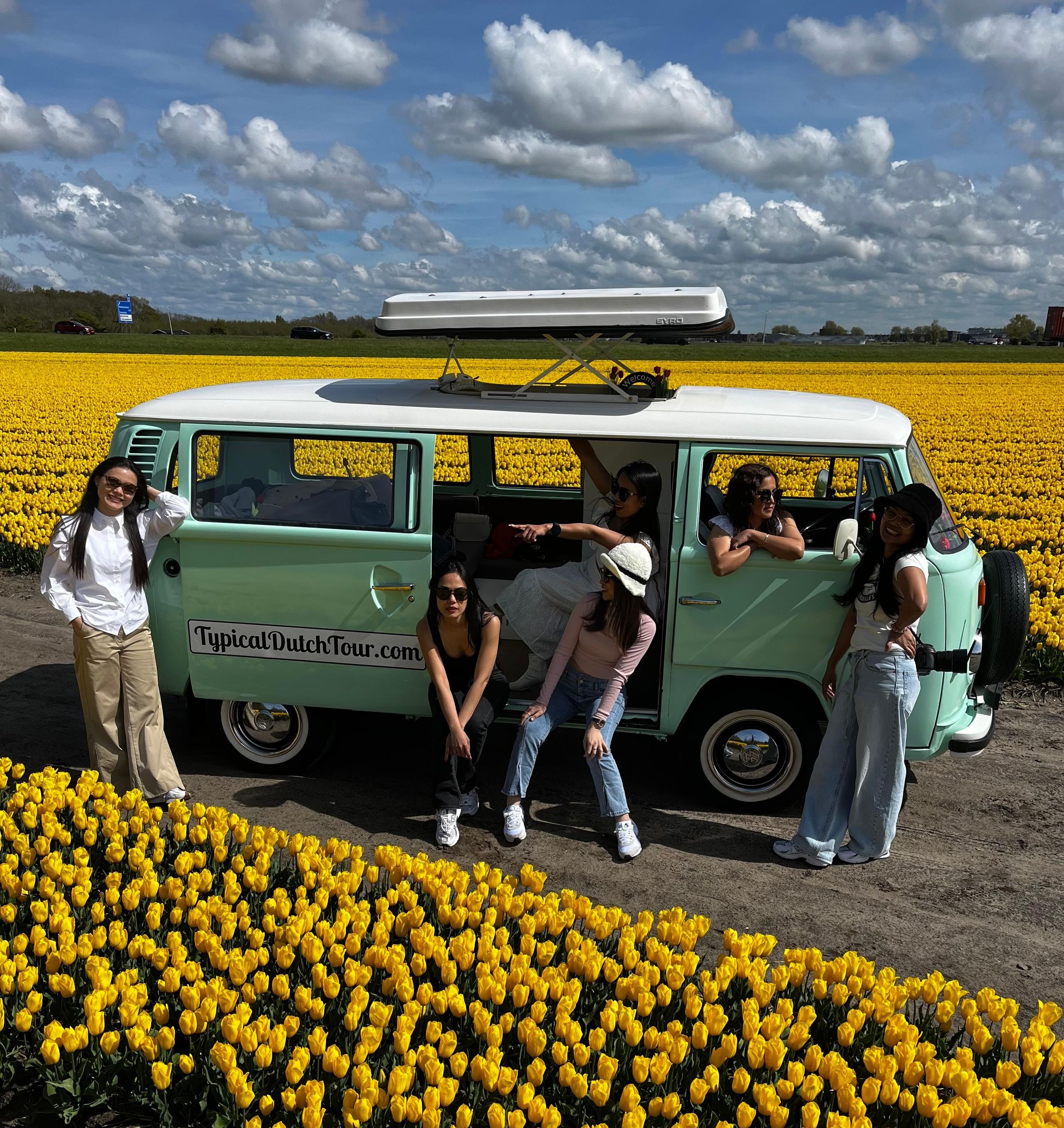Tulpen-Tour im Oldtimer-Volkswagen: Leiden >-< Lisse