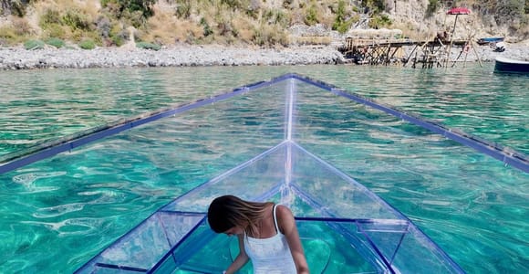Ischia: Clear Boat Cruise to Green Cave with Seabed Views