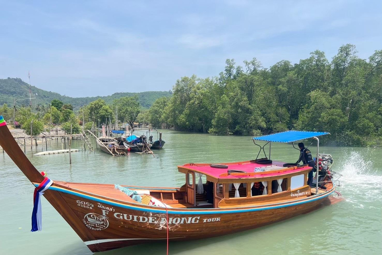 Khao Lak: Private Phang Nga Bay by Luxury Longtail Tour James Bond with Canoe