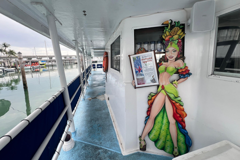 Miami : Croisière de 90 minutes au coucher du soleil avec un bar à Mojito à bord