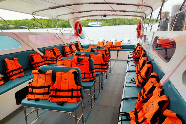 Ko Lanta : Speedboot enkele reis naar Koh Kradan/Koh LantaKo Kradan: Speedboot enkele reis van Koh Kradan naar Koh Lanta