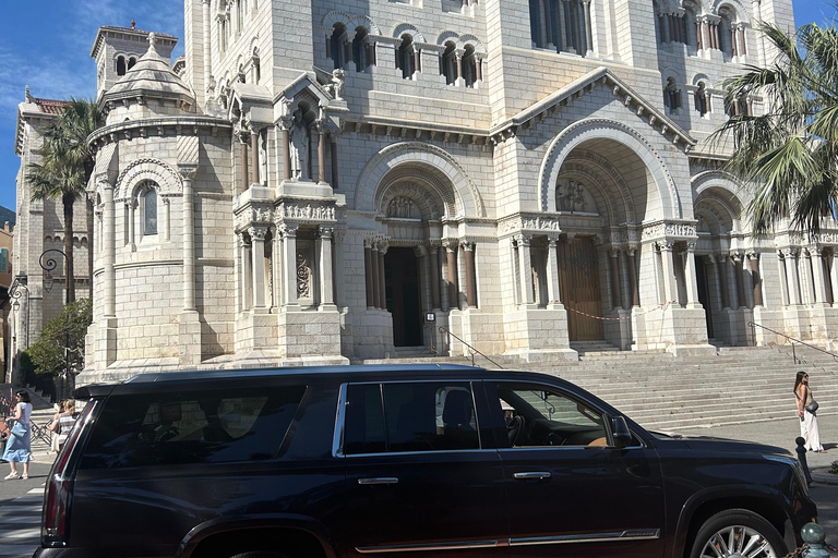 Nice: Monaco, Le Rocher, Eze-Fragonard Day Trip in a Cadillac Escalade Nice: Monaco, Le Rocher, Eze-Fragonard Luxury Day Trip in a Cadillac Escalade