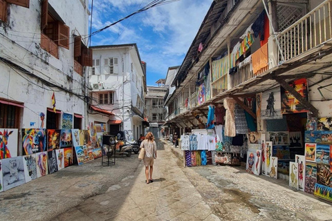 Zanzibar: Prison Island & Stone Town Private Tour + Pickup PRIVATE TOUR: with a designated meeting point - No pickup