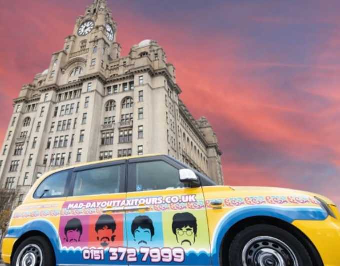 Liverpool: Wycieczka prywatną taksówką o tematyce Beatlesów z transferami