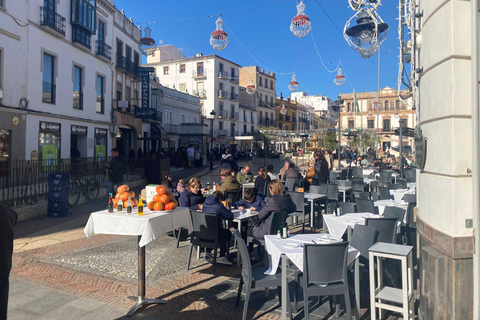 from Mijas, Malaga: Private tour Ronda incl. transfer, bullfighting arena and tapas