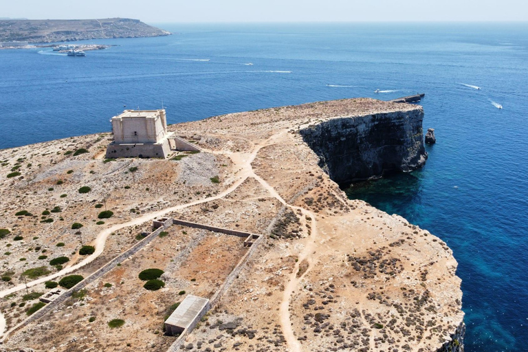 Comino : Blue Lagoon, Sea-caves + Gozo with swimming stops
