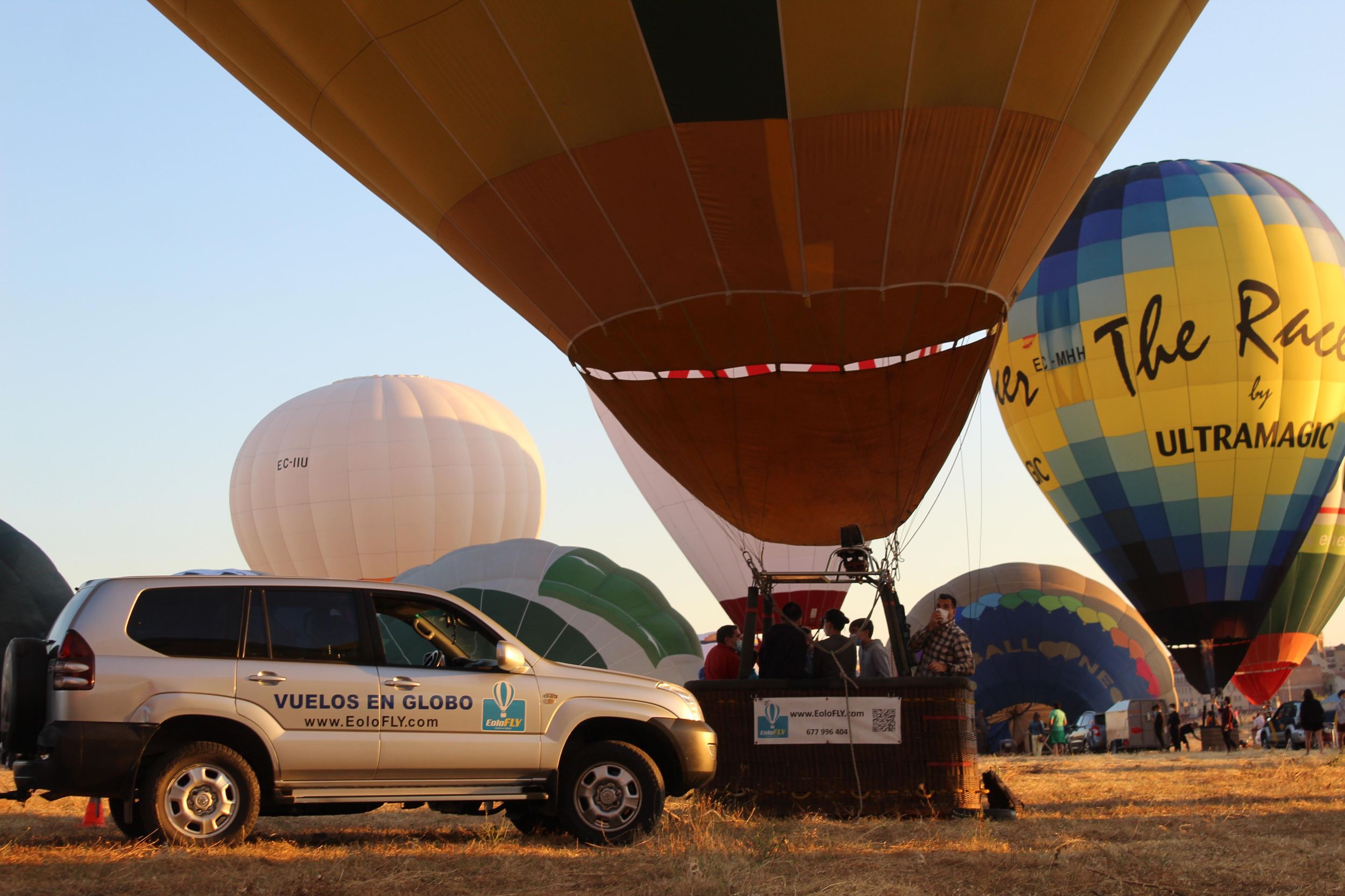 Von Madrid: Heißluftballon über Segovia mit Transfer