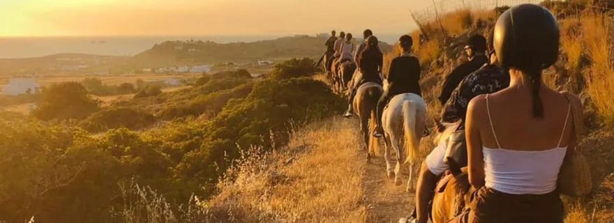 Paros : Randonnée à cheval au coucher du soleil