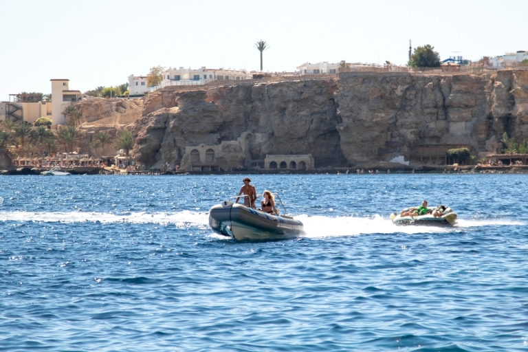 Hurghada: glazen boot en parasailen met watersporten