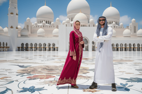 From Dubai: Abu Dhabi Grand Mosque With Light &amp; Peace MuseumMorning Shared Tour
