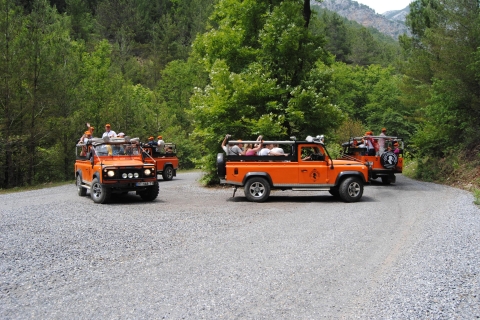 Z Alanyi: Sapadere Canyon Jeep Tour z lunchem