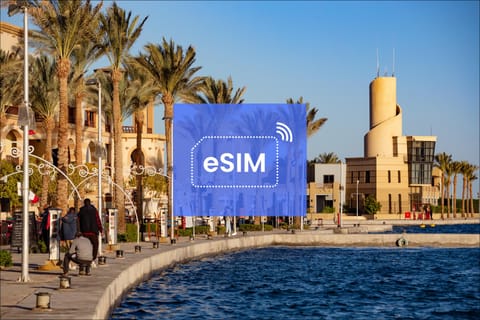 Марса Алам: Египетский тарифный план мобильной передачи данных eSIM в роуминге