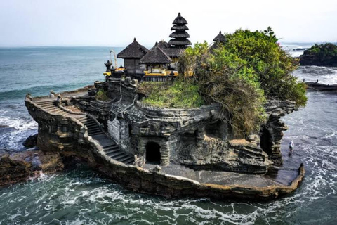 Bali : Jatiluwih, Bratan, porte iconique, visite du temple de Tanah LotVisite sans frais d&#039;entrée